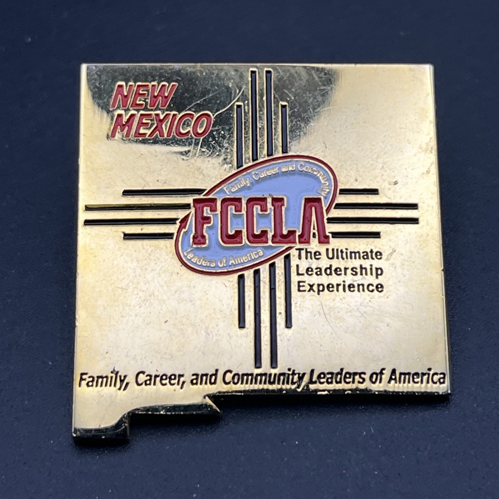 Family Career Community Leaders Of America FCCLA New Mexico Lapel‎ Hat Pin